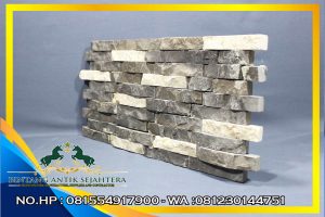 Wall Cladding Mewah Desain Terbaru, Produk Berkualitas Bahan Batu Alam Asli Tulungagung